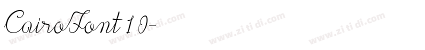 CairoFont 1 0字体转换